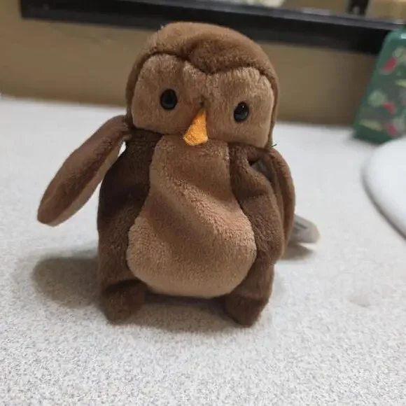 Ty Beanie Baby Hoot Owl - Picture 1 of 7